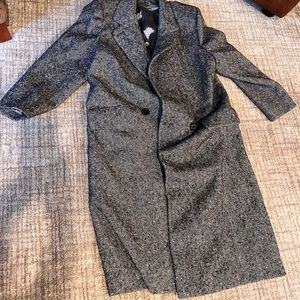 Herringbone pea coat